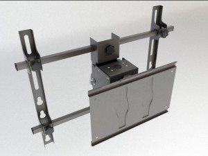 tv wall mount 2 3D Model