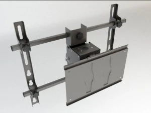 supporto a muro per tv 2 Modello 3D