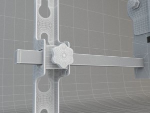 tv wall mount 2 3D Model