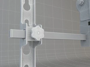 tv wall mount 2 3D Model