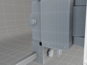 tv wall mount 2 3D Model