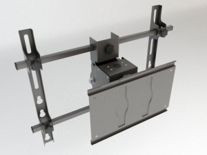 tv wall mount 2 3D Model
