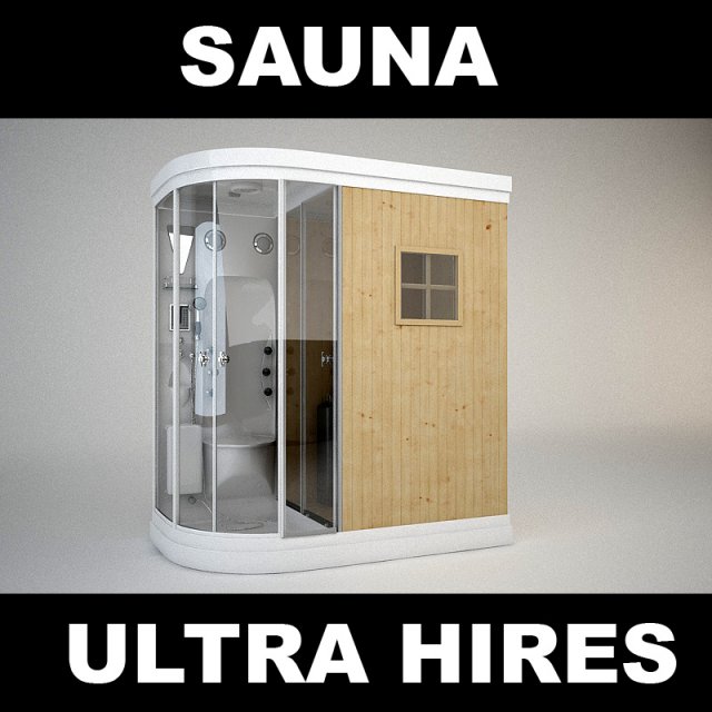 sauna Model 3D .c4d .max .obj .3ds .fbx .stl .blend 
