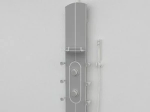 3 shower panels 3D Model