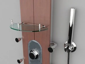 3 shower panels 3D Model