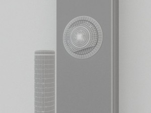 3 shower panels 3Dモデル