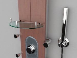 shower panel 1 Modèle 3D