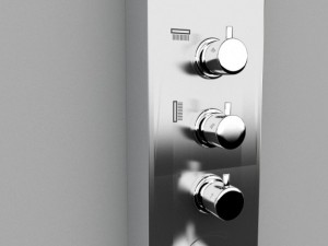 shower panel 3 3D Model