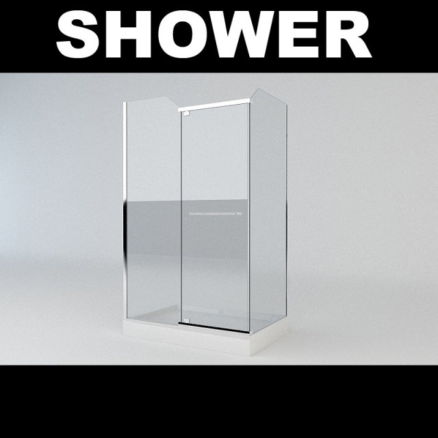 shower 5 Model 3D .c4d .max .obj .3ds .fbx .stl .blend 