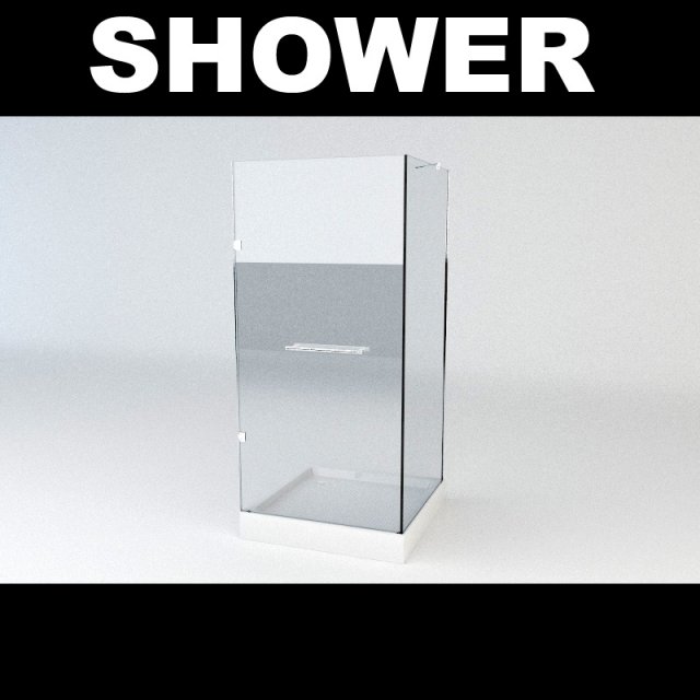 shower 4 Modelo 3D .c4d .max .obj .3ds .fbx .stl .blend 