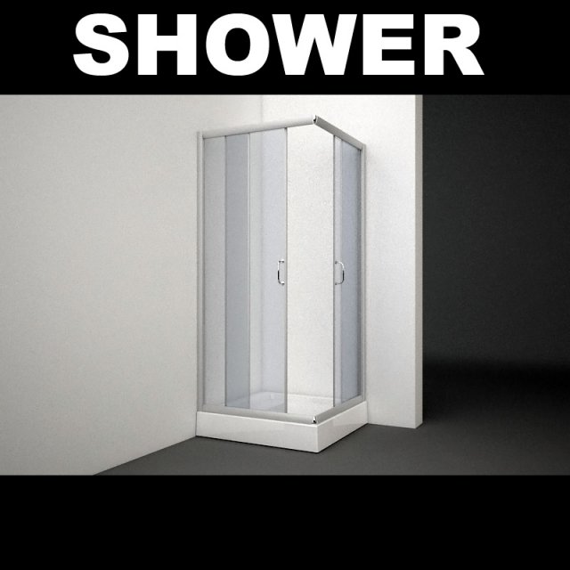shower 1 Modello 3D .c4d .max .obj .3ds .fbx .stl .blend 