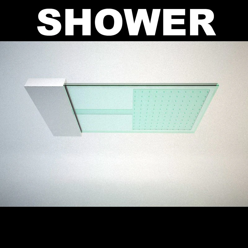 shower head 3D Model .c4d .max .obj .3ds .fbx .stl .blend 