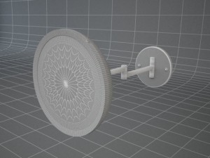makeup mirror Model 3D