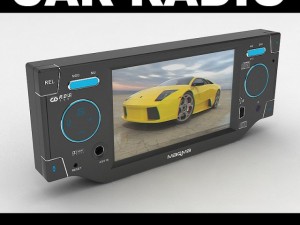 car radio 3 3D Model