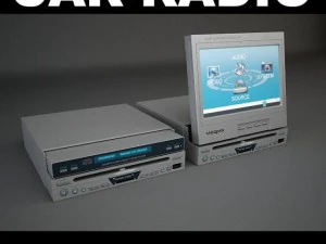 r&aacute;dio do carro 2 Modelo 3D