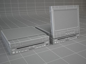car radio 2 Modèle 3D