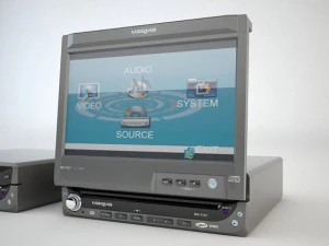 car radio 1 3D Model