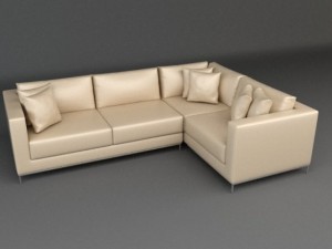 sofa 1 Model 3D