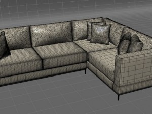 sofa 1 Modello 3D