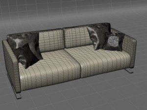 sofa 2 Modello 3D