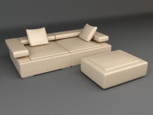 sofa 3 3D Model