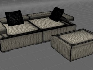 sofa 3 3D Model