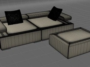 sofa 3 3D Model