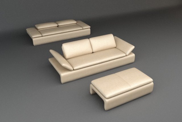 sofa 6 3D Model .c4d .max .obj .3ds .fbx .stl .blend 