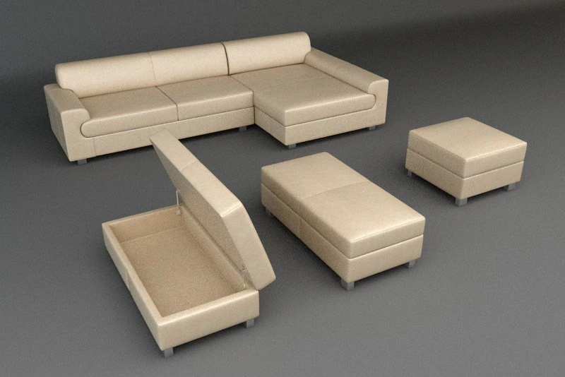 sofa 7 3D Model .c4d .max .obj .3ds .fbx .stl .blend