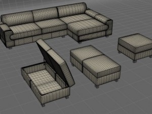 sofa 7 Model 3D