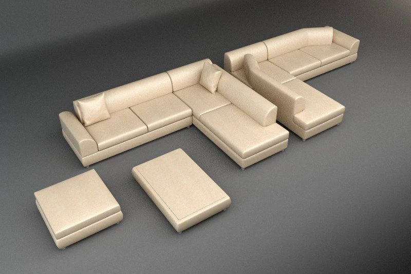 sofa 9 3D Model .c4d .max .obj .3ds .fbx .stl .blend 