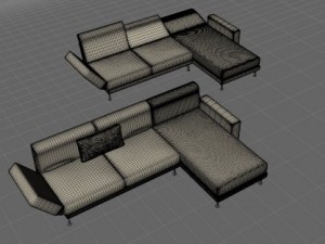 sofa 10 3Dモデル