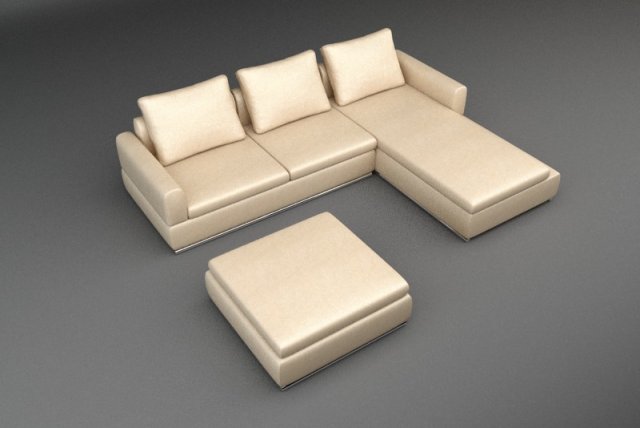 sofa 11 3D Model .c4d .max .obj .3ds .fbx .stl .blend 