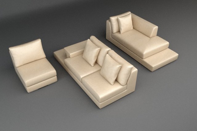 sofa 12 3D 모델 .c4d .max .obj .3ds .fbx .stl .blend 