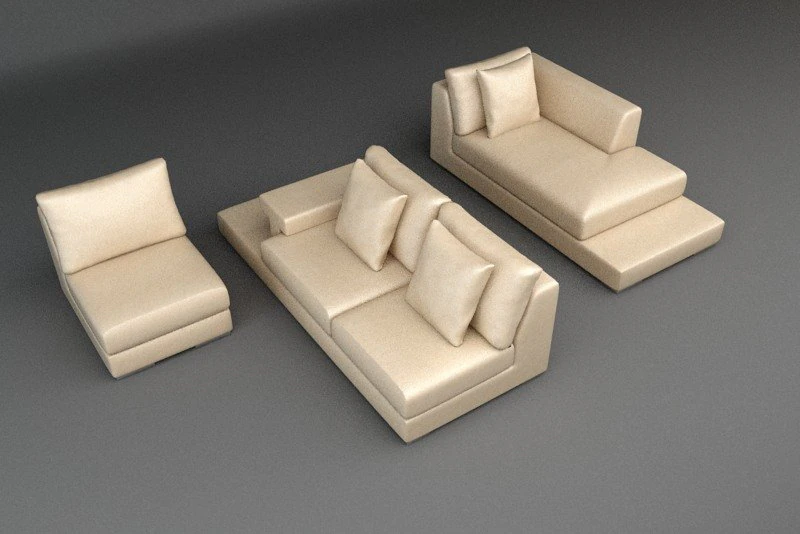 sofa 12 3D Model .c4d .max .obj .3ds .fbx .stl .blend 