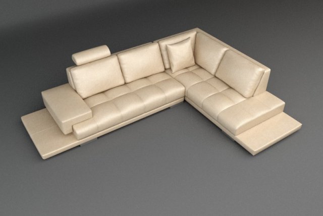 sofa 14 3D Model .c4d .max .obj .3ds .fbx .stl .blend 
