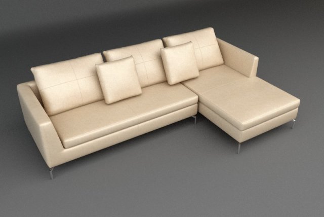 sofa 15 3D Model .c4d .max .obj .3ds .fbx .stl .blend 