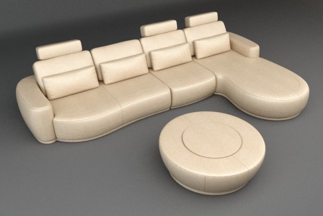 sofa 16 3D Model .c4d .max .obj .3ds .fbx .stl .blend 