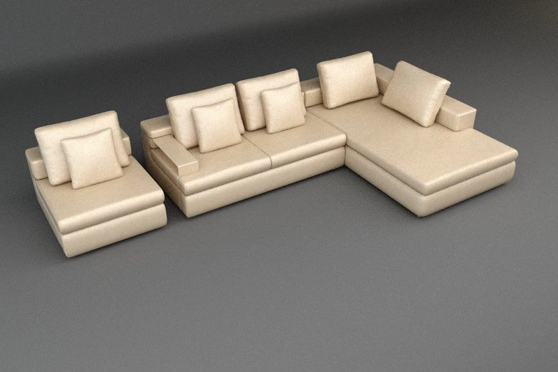 sofa 17 3D Model .c4d .max .obj .3ds .fbx .stl .blend