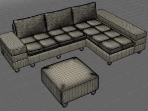 ソファ18 3Dモデル