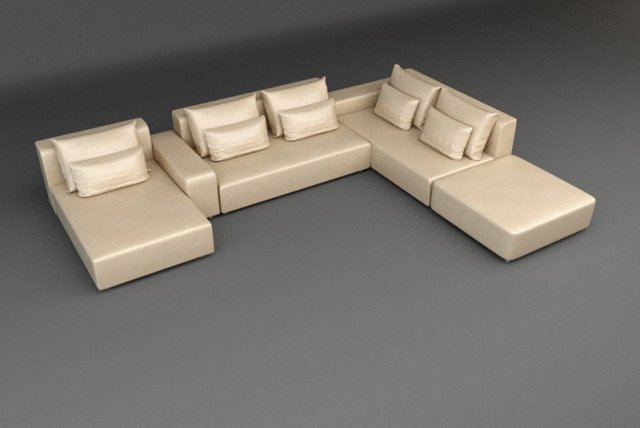 sofa 19 3Dモデル .c4d .max .obj .3ds .fbx .stl .blend 