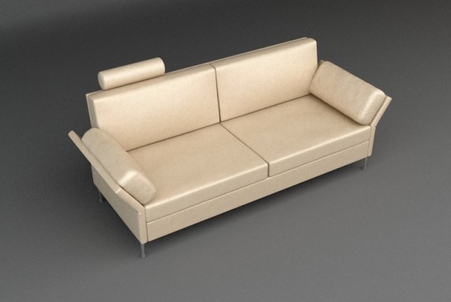 sofa 23 3D Modell .c4d .max .obj .3ds .fbx .stl .blend 