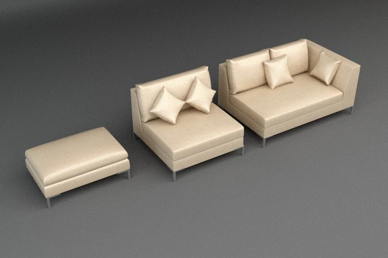 sofa 24 3D Model .c4d .max .obj .3ds .fbx .stl .blend 