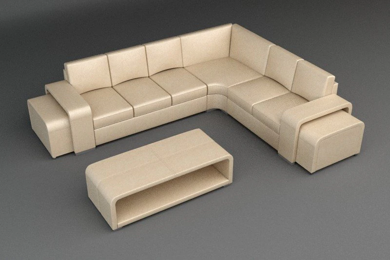 sofa 25 3D Model .c4d .max .obj .3ds .fbx .stl .blend