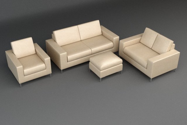 sofa 26 3D Model .c4d .max .obj .3ds .fbx .stl .blend 