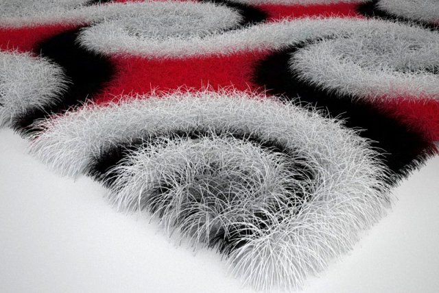 rug spiral Model 3D .c4d .max .obj .3ds .fbx .stl .blend 