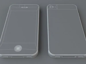 ultra hires apple iphone 4 3D Model