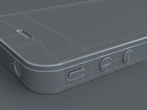 ultra hires apple iphone 4 3D Model