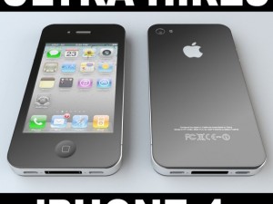 ultra hires apple iphone 4 3Dモデル