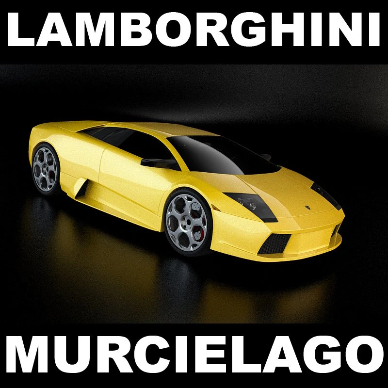 lamborghini murcielago Modelo 3D .c4d .max .obj .3ds .fbx .stl .blend 
